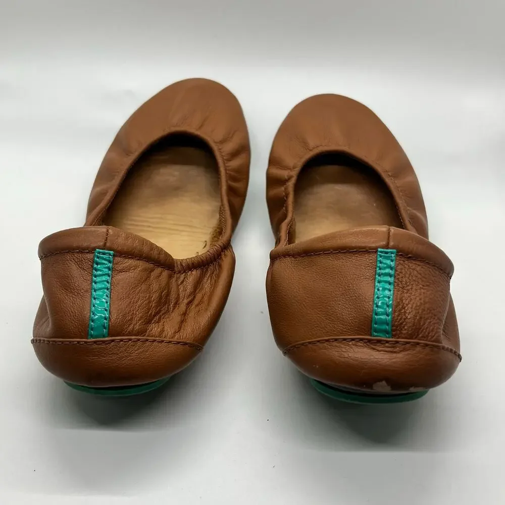 Tieks Chestnut Brown Ballet Flats SIZE 8